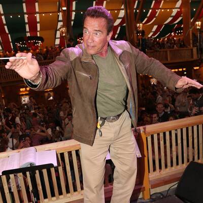 Arnold Schwarzenegger am Oktoberfest
