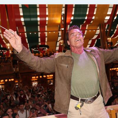 Arnold Schwarzenegger am Oktoberfest