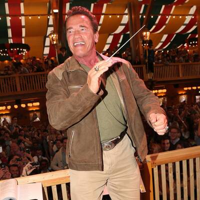 Arnold Schwarzenegger am Oktoberfest