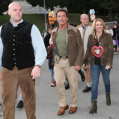 Arnold Schwarzenegger am Oktoberfest