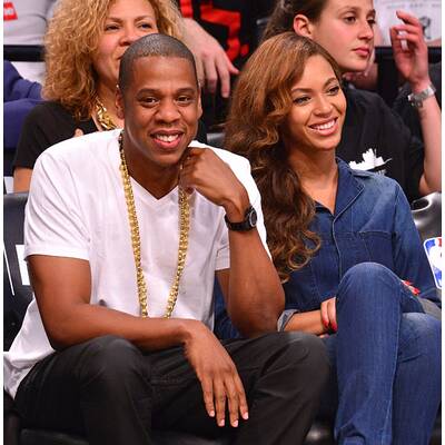 Beyoncé & Jay Z bei Basketball-Spiel