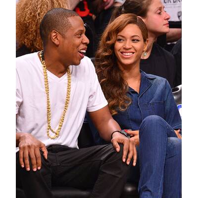 Beyoncé & Jay Z bei Basketball-Spiel