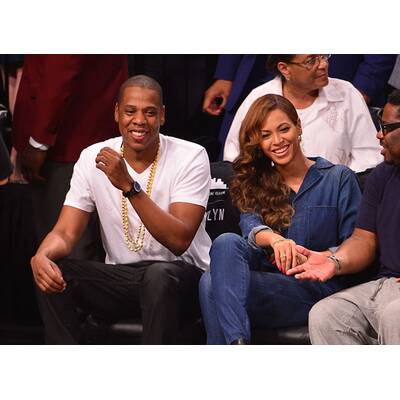 Beyoncé & Jay Z bei Basketball-Spiel