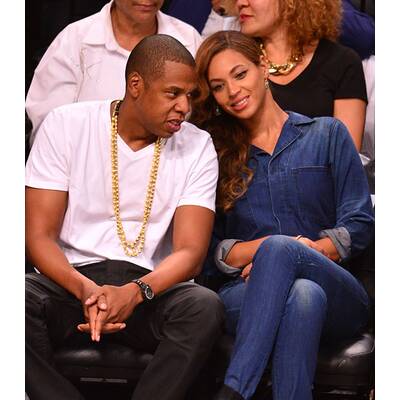 Beyoncé & Jay Z bei Basketball-Spiel