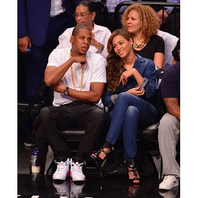 Beyoncé & Jay Z bei Basketball-Spiel