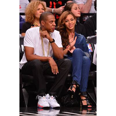 Beyoncé & Jay Z bei Basketball-Spiel