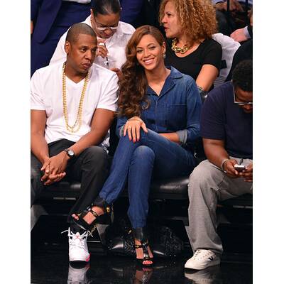 Beyoncé & Jay Z bei Basketball-Spiel