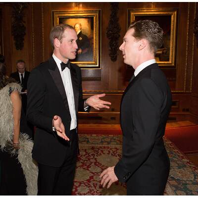 Prinz William feiert bei Gala-Dinner mit den Stars