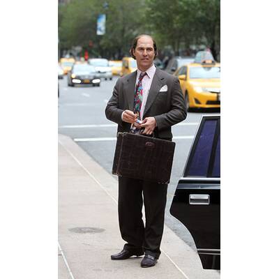 Matthew McConaughey am Set von 