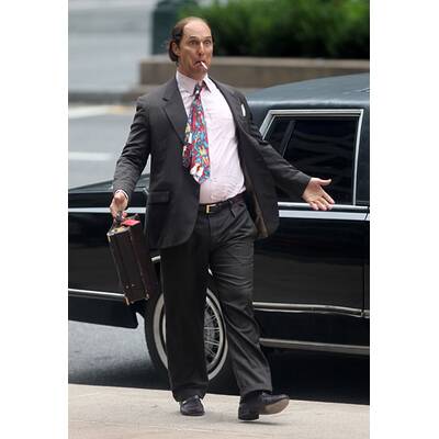Matthew McConaughey am Set von 