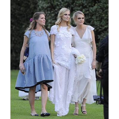 Poppy Delevingne: Hochzeit mit 17 Brautjungfern