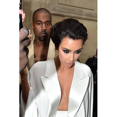 Kim Kardashians Ankunft in Versailles zum Auftakt der Hochzeit