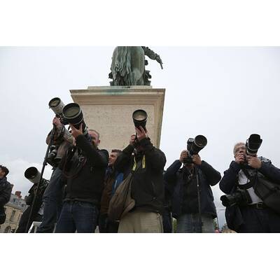 Kim Kardashians Ankunft in Versailles zum Auftakt der Hochzeit