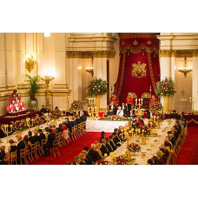 Herzogin Kates empfängt chinesischen Präsidenten