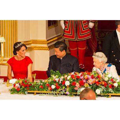 Herzogin Kates empfängt chinesischen Präsidenten