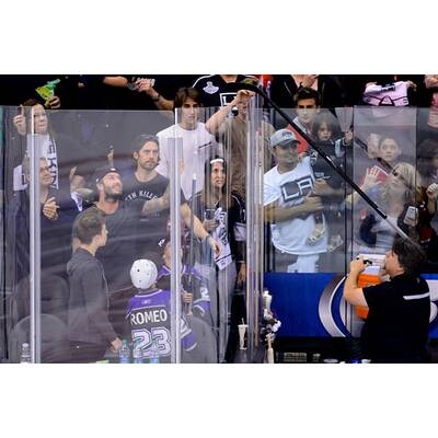 David Beckham nimmt Söhne zum Hockey mit