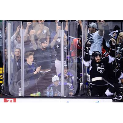 David Beckham nimmt Söhne zum Hockey mit