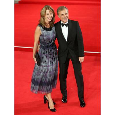 Christoph Waltz mit Gattin Judith bei Bond-Premiere