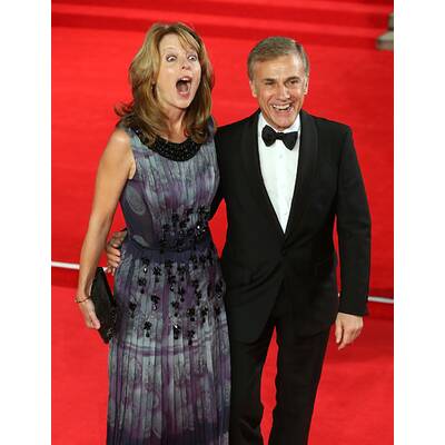 Christoph Waltz mit Gattin Judith bei Bond-Premiere