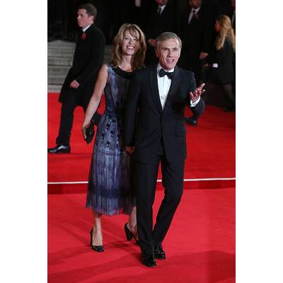 Christoph Waltz mit Gattin Judith bei Bond-Premiere