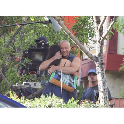 Vin Diesel und Co. am Set von 