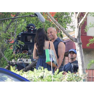 Vin Diesel und Co. am Set von 