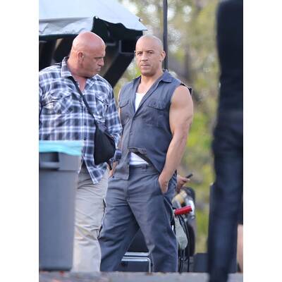 Vin Diesel und Co. am Set von 