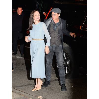 Brad Pitt & Angelina Jolie: Verknallt bei Filmvorführung