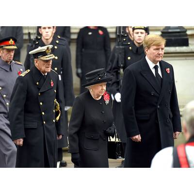 Königin Máxima besucht Kate am Remembrance Day