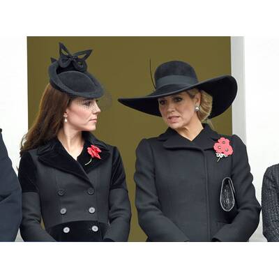 Königin Máxima besucht Kate am Remembrance Day