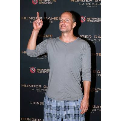 Woody Harrelson: Auftritt im Pyjama