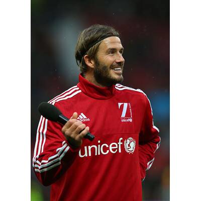 Beckhams: Familien-Auftritt bei Fußball-Spiel