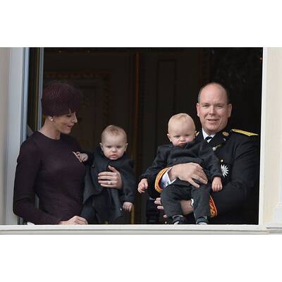 Charlène & Albert mit ihren süßen Zwillingen