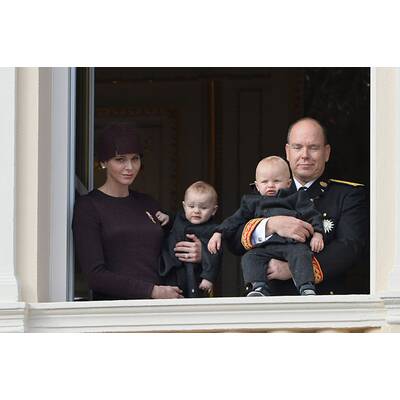 Charlène & Albert mit ihren süßen Zwillingen