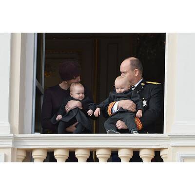 Charlène & Albert mit ihren süßen Zwillingen