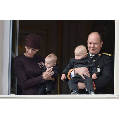 Charlène & Albert mit ihren süßen Zwillingen
