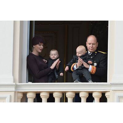 Charlène & Albert mit ihren süßen Zwillingen