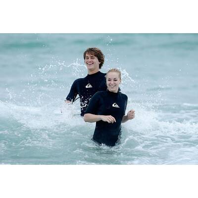 Sabine Lisicki surft in Australien