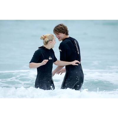 Sabine Lisicki surft in Australien