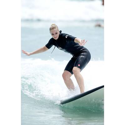 Sabine Lisicki surft in Australien