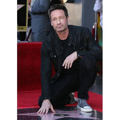 David Duchovny bekommt Stern am Walk of Fame