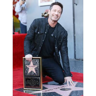 David Duchovny bekommt Stern am Walk of Fame