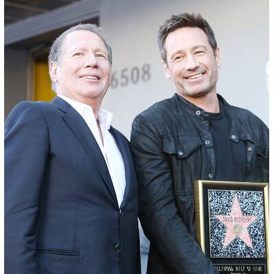 David Duchovny bekommt Stern am Walk of Fame