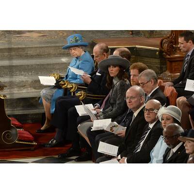 Herzogin Kate, Prinz William & Prinz Harry am Commonwealth Day