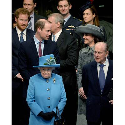 Herzogin Kate, Prinz William & Prinz Harry am Commonwealth Day