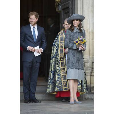 Herzogin Kate, Prinz William & Prinz Harry am Commonwealth Day
