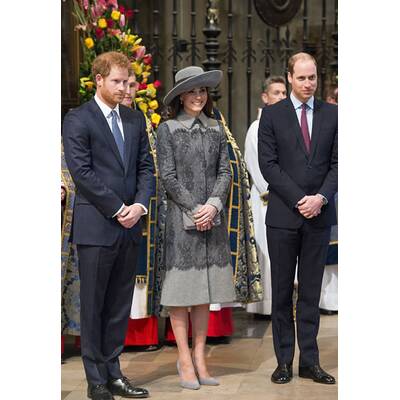 Herzogin Kate, Prinz William & Prinz Harry am Commonwealth Day