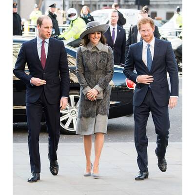 Herzogin Kate, Prinz William & Prinz Harry am Commonwealth Day