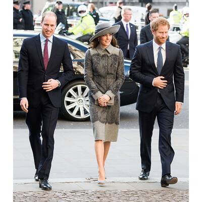 Herzogin Kate, Prinz William & Prinz Harry am Commonwealth Day