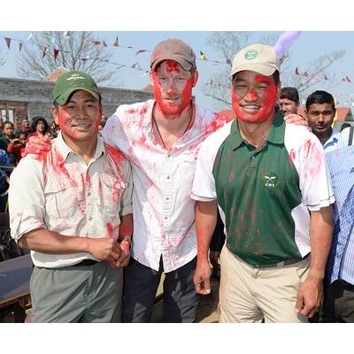 Prinz Harry auf Besuch in Nepal